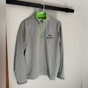 Seahawks Antigua 3/4 Zip Medium